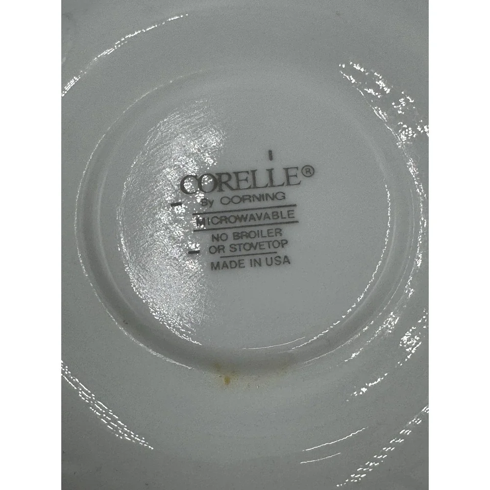 CORELLE Blue Velvet Roses Saucer - 6 1/4